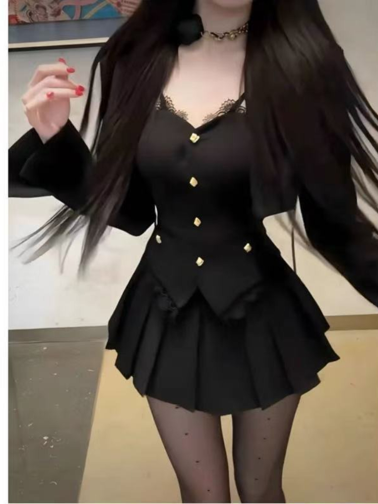 Autumn Sexy Vintage Elegant 3  - Winter Clothing Korea reseña y precio