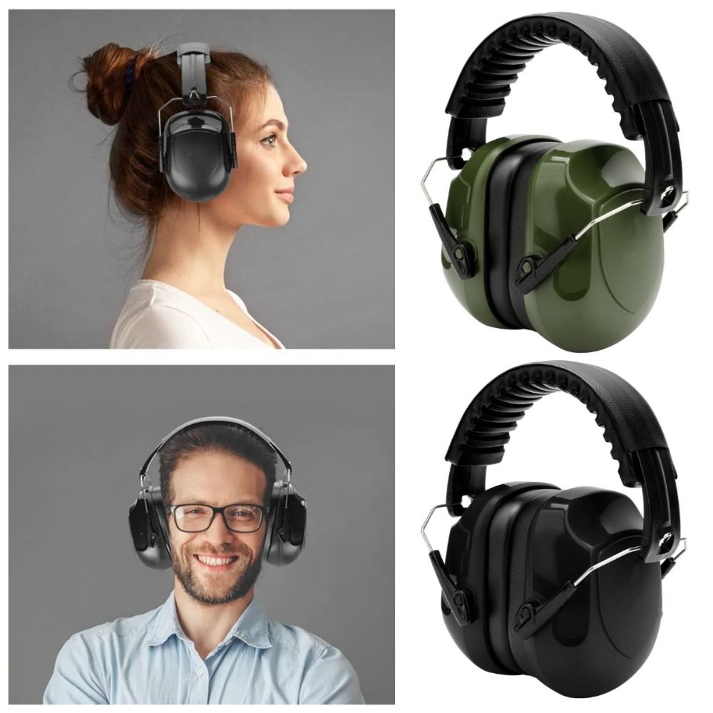 SNR-34dB Adjustable Head Earmu - Ear Muff Foldable reseña y precio