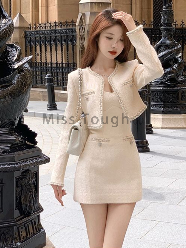 Frence Elegant Two Piece Set W - Winter Clothing Korea reseña y precio