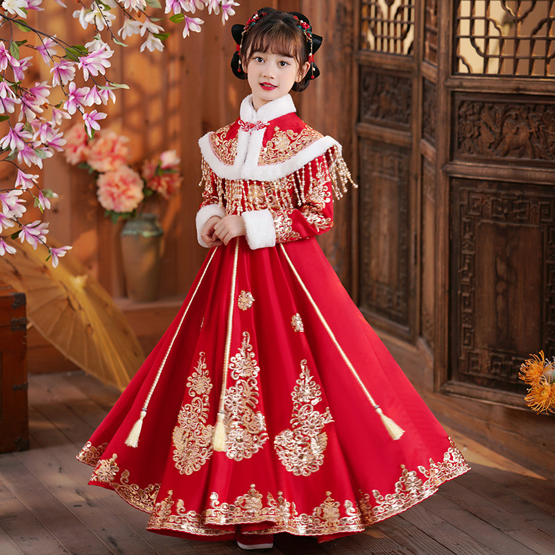Girls Red Chinese New Year Clo - Winter Clothing Kids reseña y precio