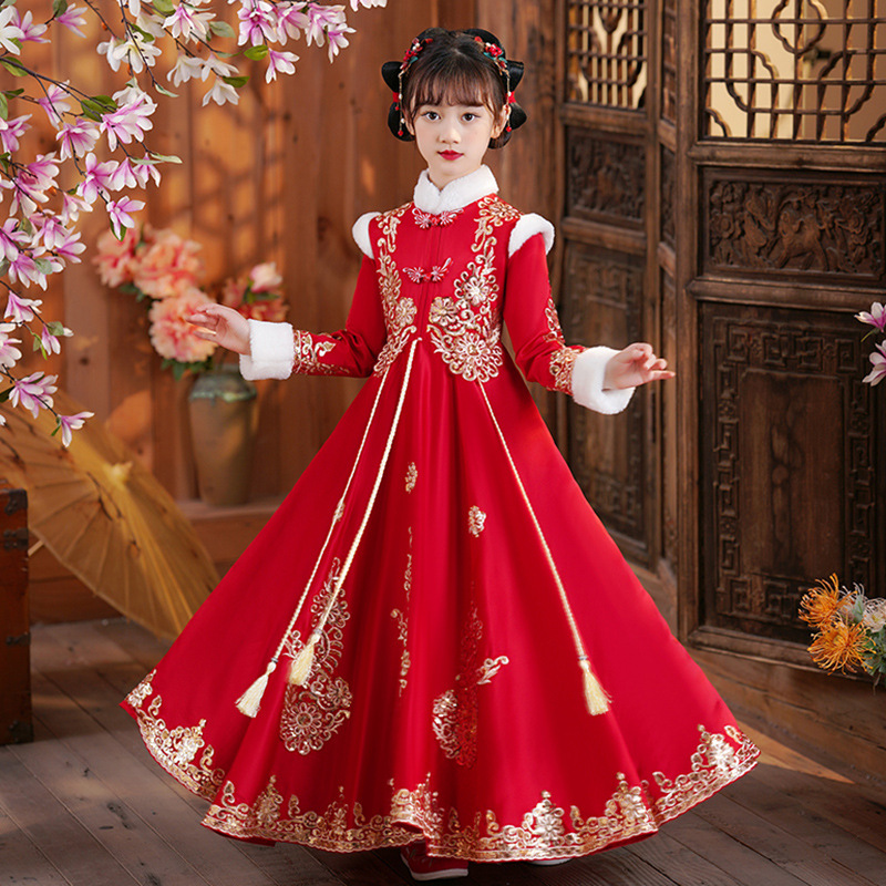 Girls Red Chinese New Year Clo - Winter Clothing Kids reseña y precio