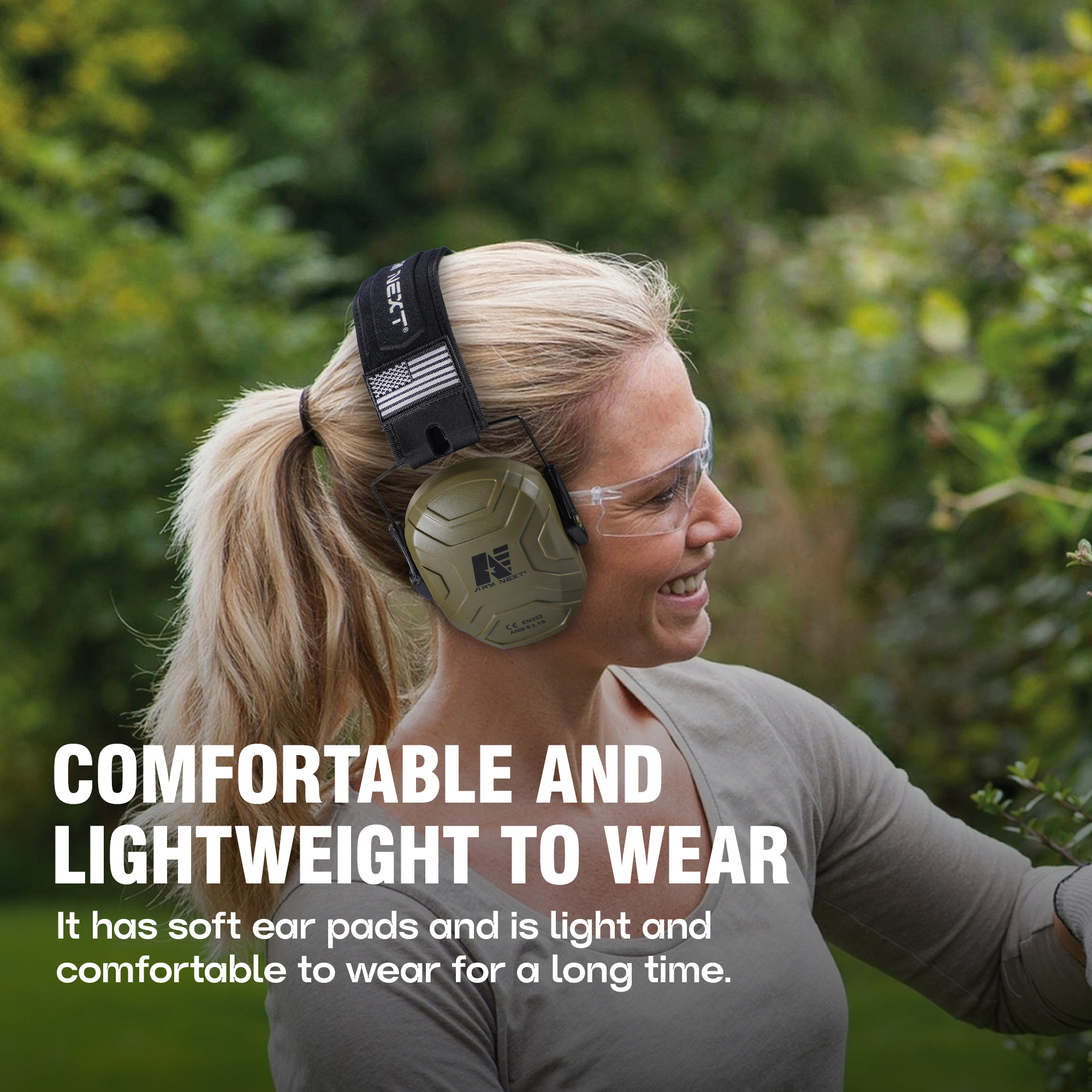 Foldable 26dB Professional Noi - Ear Muff Foldable reseña y precio
