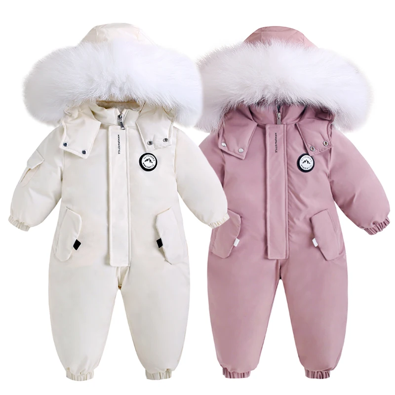Winter Baby Ski Suit Plus Velv - Winter Clothing Baby Boy reseña y precio