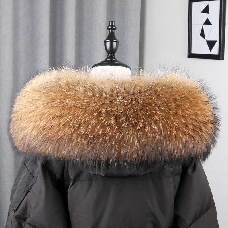 100% Real Fur Collar Coat Wint - Winter Clothing Women Sale reseña y precio
