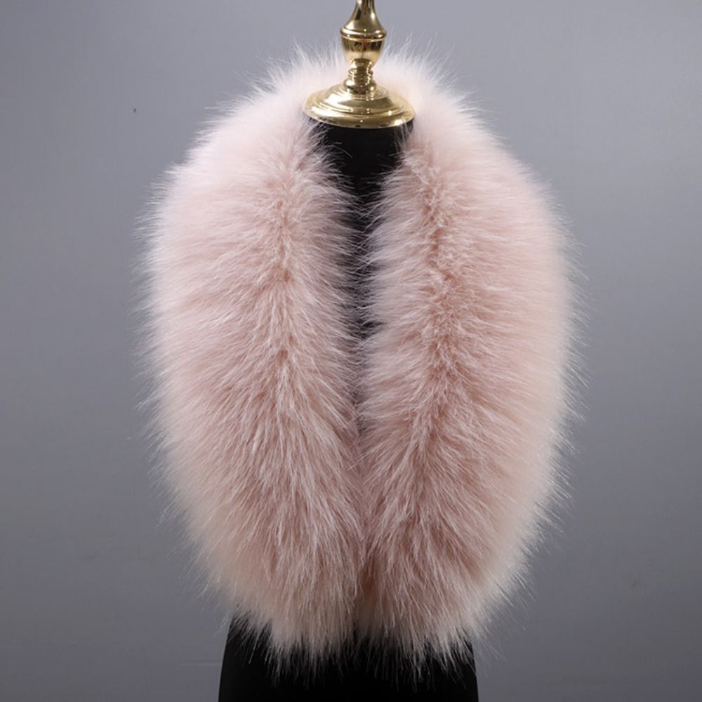 New 80cm Large Faux Fur Collar - Winter Clothing Women Sale reseña y precio