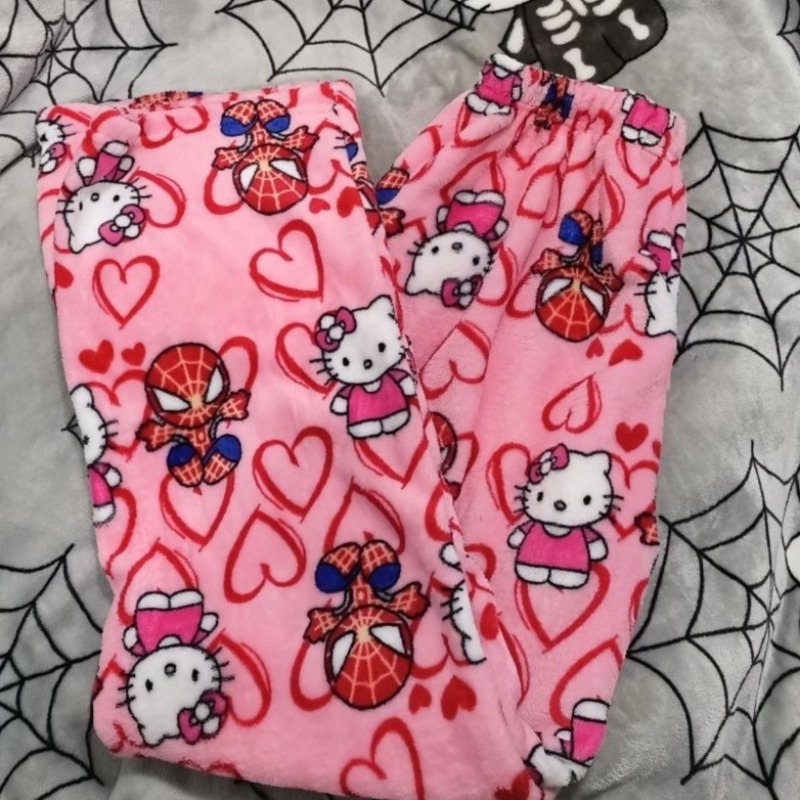 Hot Hello Kitty Flannel Pajama - Winter Clothing Anime reseña y precio