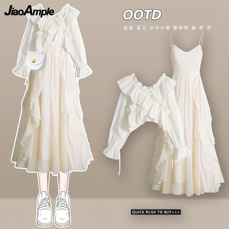 Women's Dress Set 2025 Spring  - Winter Clothing Korea reseña y precio