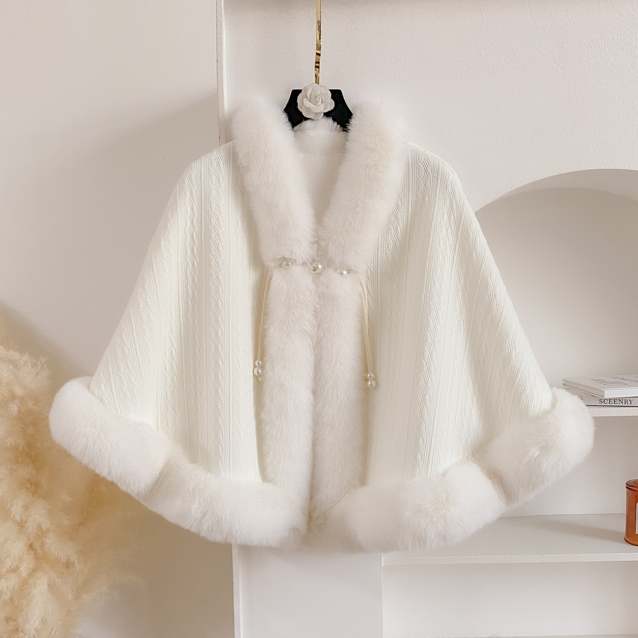 2024 New Winter Solid Poncho T - Winter Clothing Women Sale reseña y precio