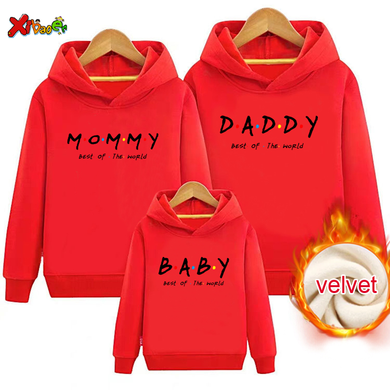 Family Outfit Matching Hoodie  - Winter Clothing Kids reseña y precio