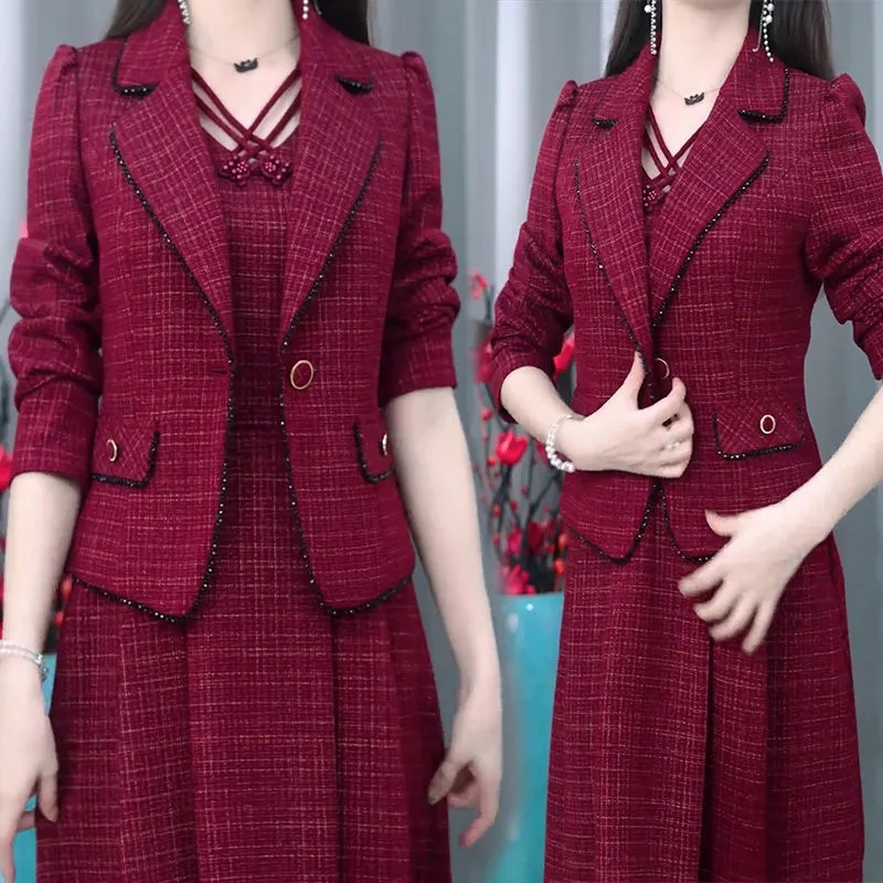 Middle Aged Female Dress Sets  - Winter Clothing Women Sale reseña y precio
