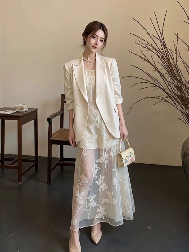 New High End Autumn Dress Set  - Winter Clothing Korea reseña y precio