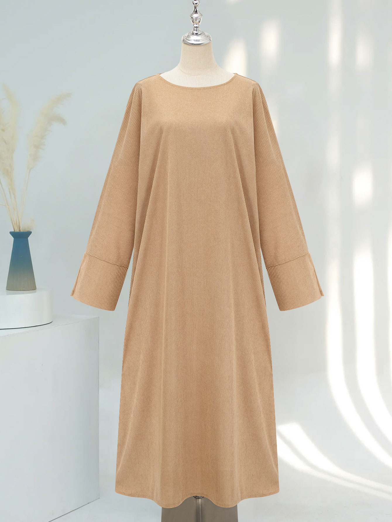 Corduroy Ramadan Dubai Abaya D - Winter Clothing Dubai reseña y precio