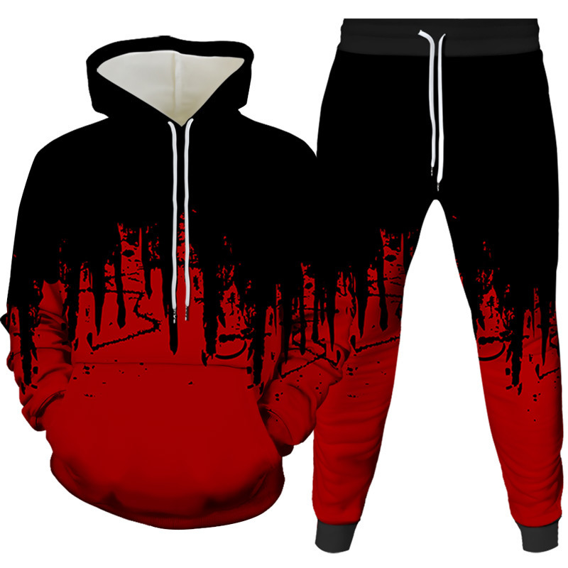 Ink Painting 3D Printed Hoodie - Winter Clothing Men reseña y precio