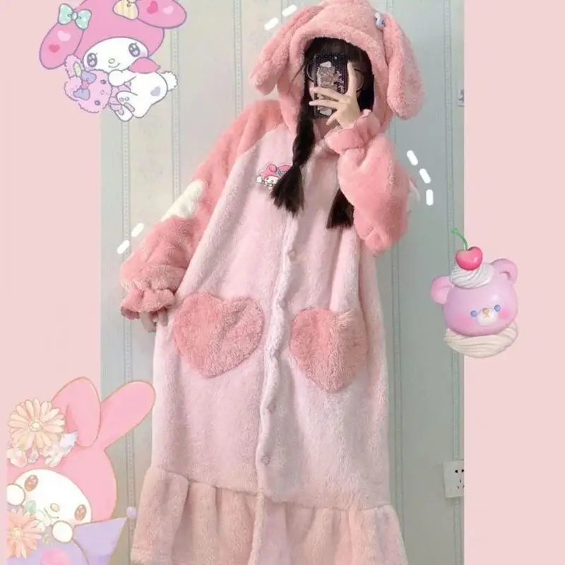 2Pcs Hello Kittys Plush Pajama - Winter Clothing Kids reseña y precio