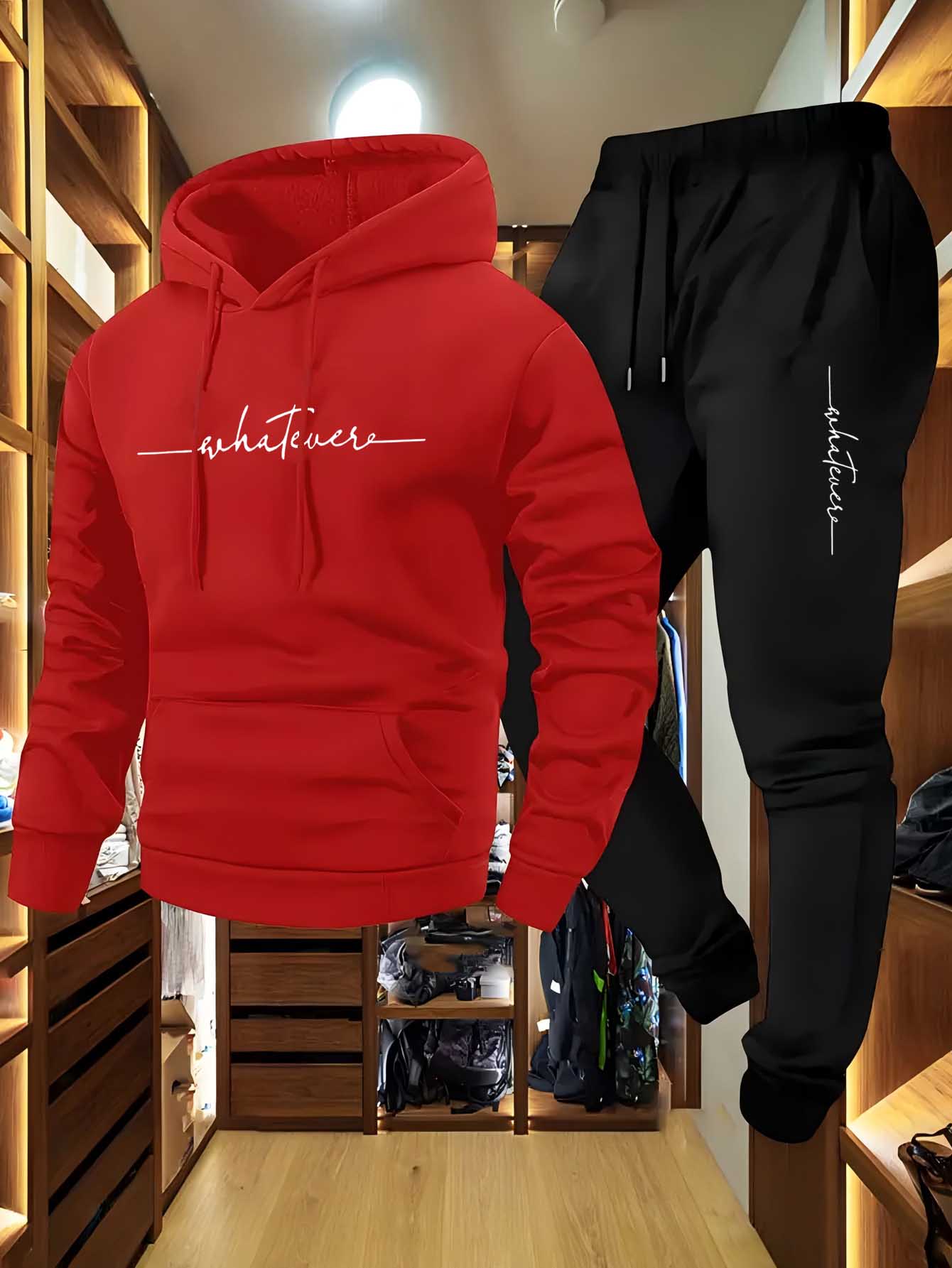 2-Piece Fleece Tracksuit for M - Winter Clothing Trends reseña y precio