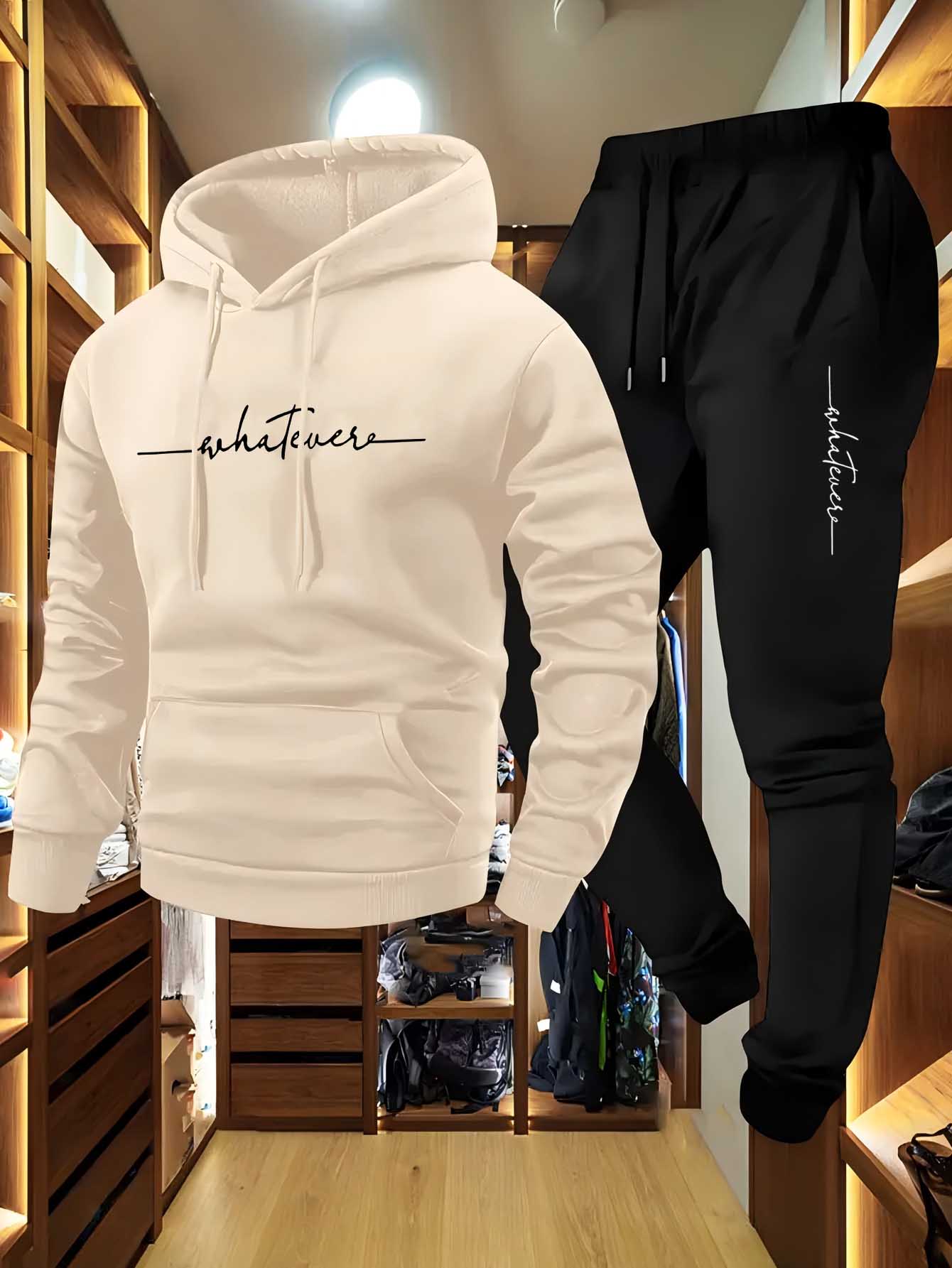 2-Piece Fleece Tracksuit for M - Winter Clothing Trends reseña y precio