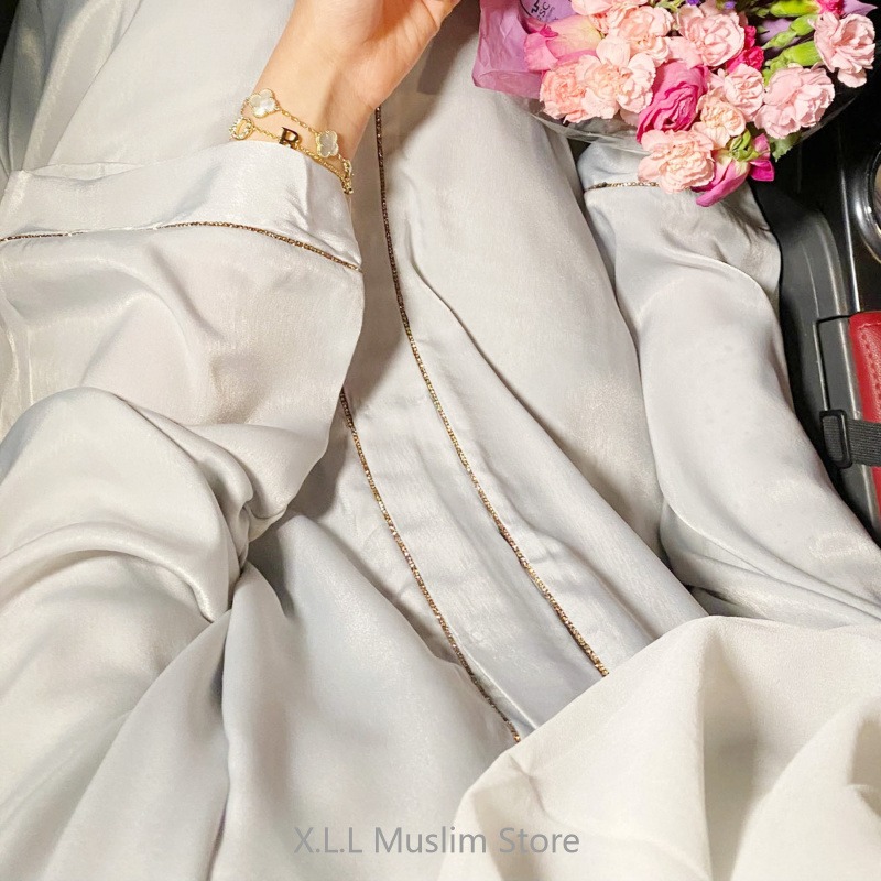 Long Loose Embroider White Ope - Winter Clothing Dubai reseña y precio