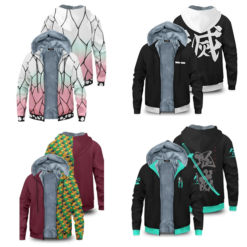 New Demon Slayer Anime Velvet  - Winter Clothing Anime reseña y precio